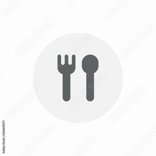 trip restaurant icon sign vector