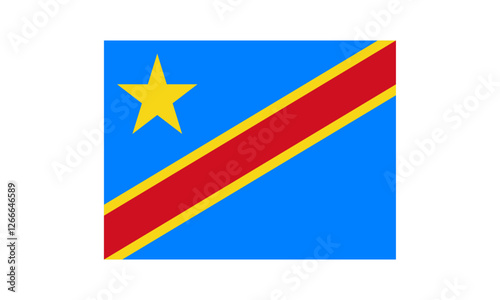 Flag of Democratic Republic of Congo