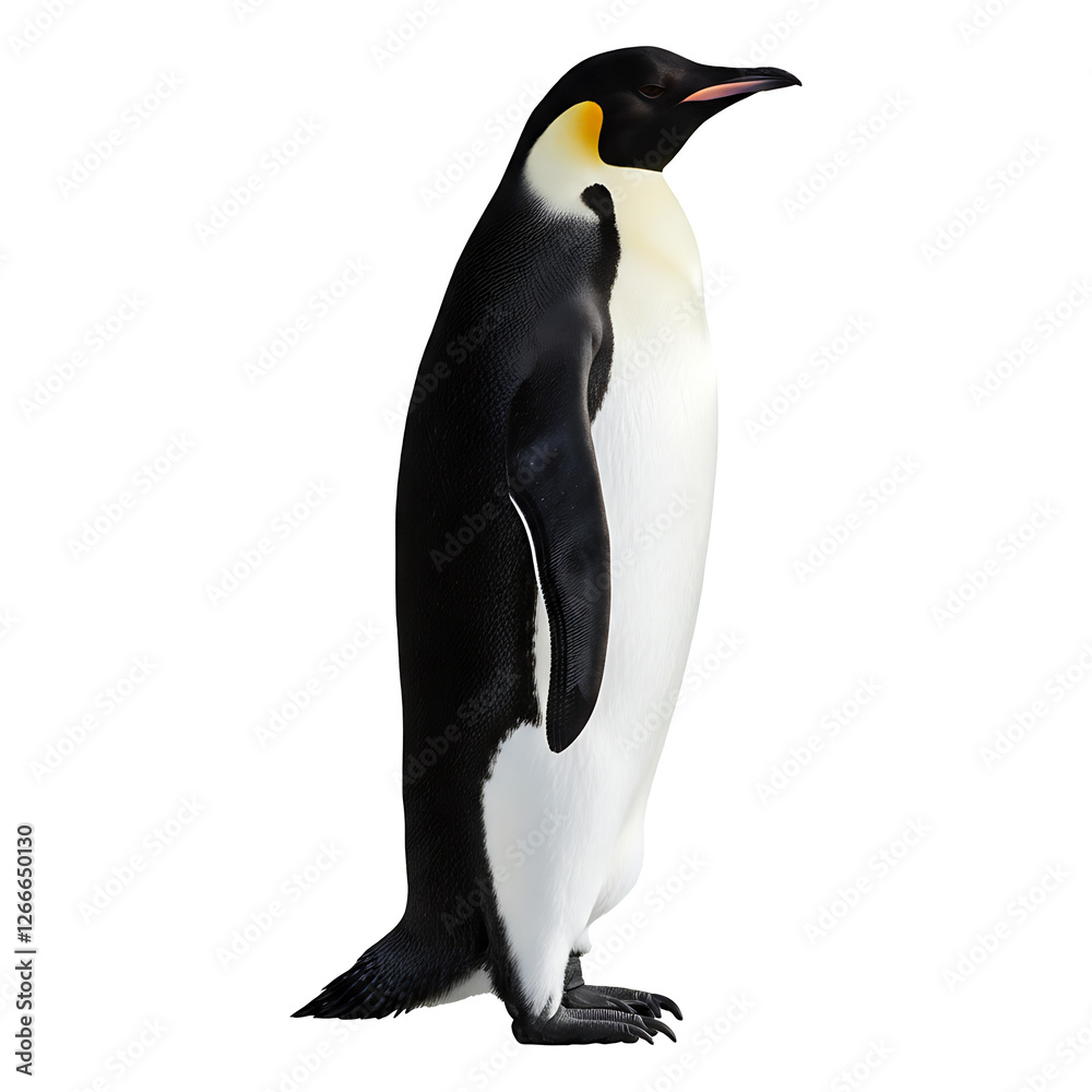 Fototapeta premium Majestic Emperor Penguin Standing Tall