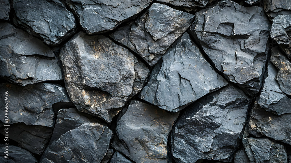 Dark Stone Wall Texture, Background, Construction, Nature