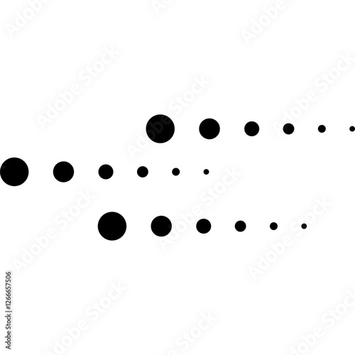 Abstract Dot Shape