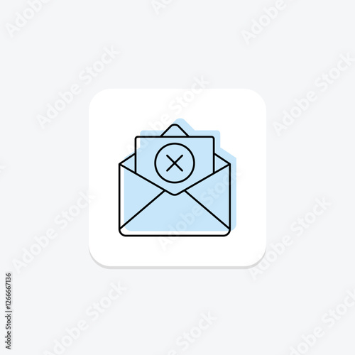 Contact Sharing color shadow thinline icon, vector, pixel perfect, illustrator file photo