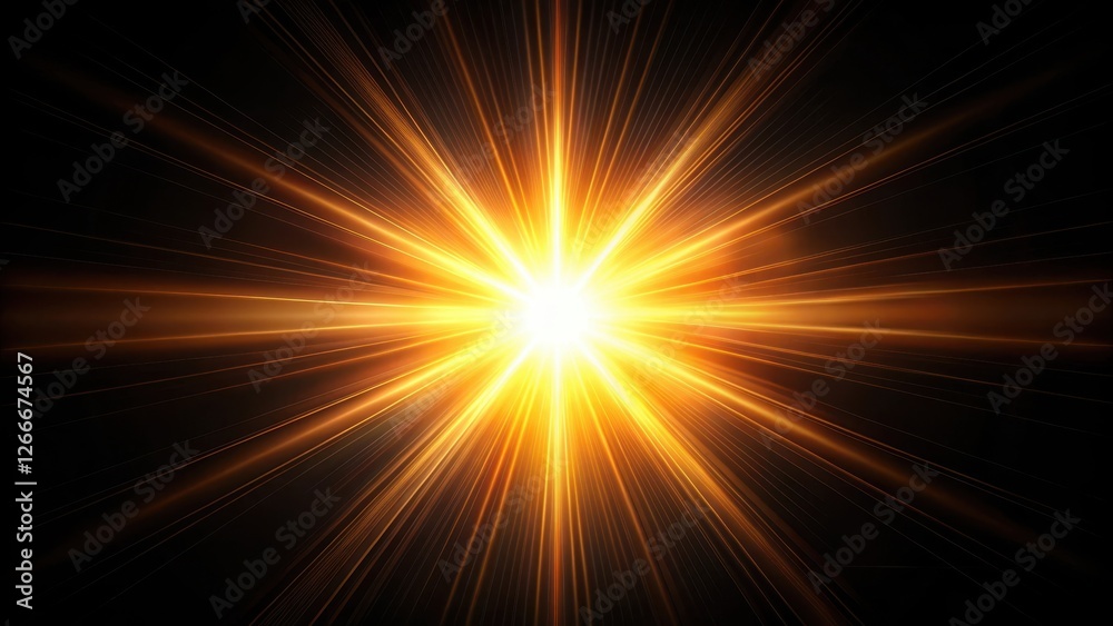 Sun Flare on Black Background,, visual interest, abstract look, visual interest, abstract look Sun Flare on Black Background,, visual interest, abstract look, visual interest, abstract look