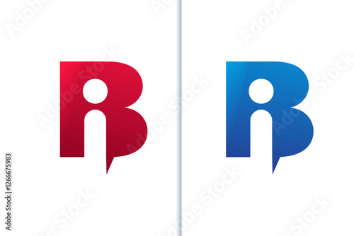  BI latter logo bi logo icon