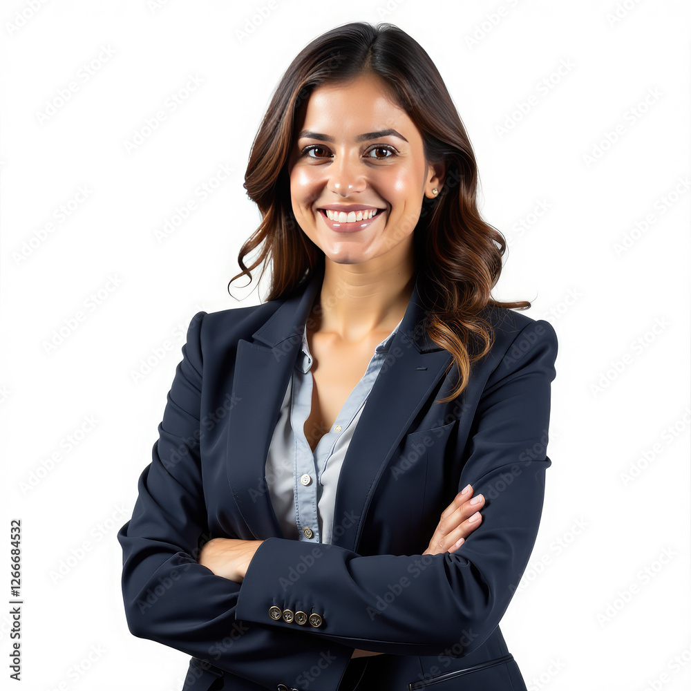 portrait of a businesswoman with white background portrait of a businesswoman with white background
