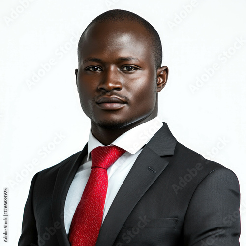 African Business Man Isolated