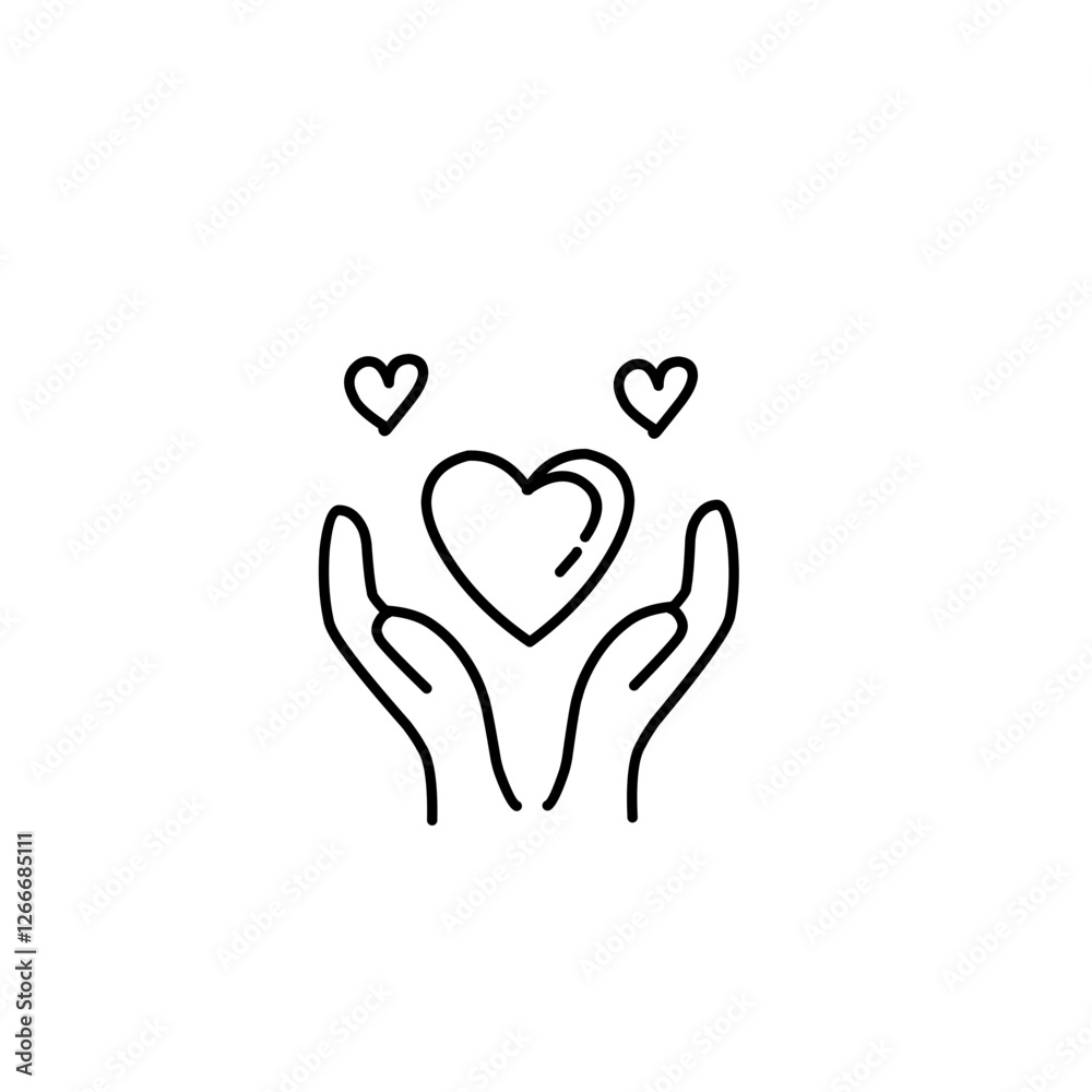 Obraz premium empathy icon