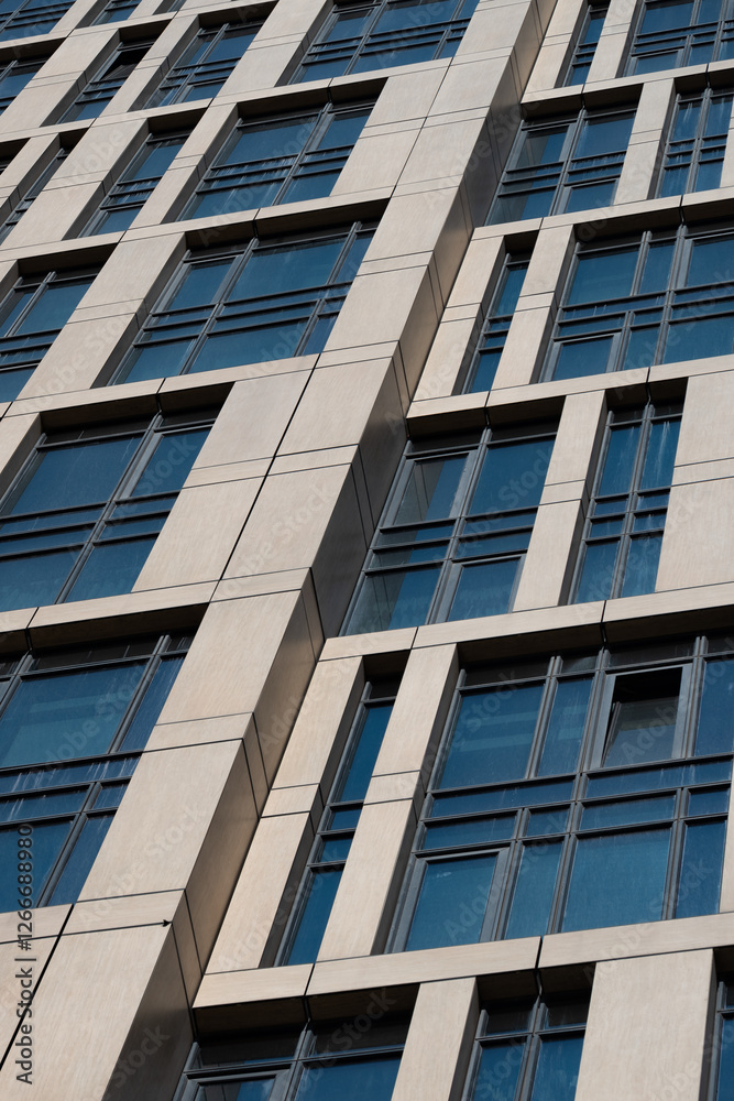 Skyscraper windows close-up. Window frames of demo-scrapers. Skyscraper windows close-up. Window frames of demo-scrapers.
