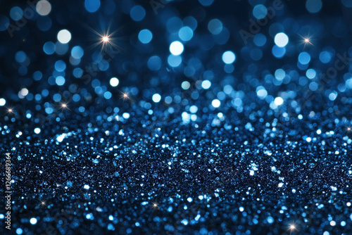 Blue Water Drops Background