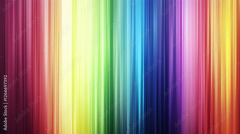 Abstract Rainbow Color Spectrum Background with Vertical Lines and Gradient Abstract Rainbow Color Spectrum Background with Vertical Lines and Gradient