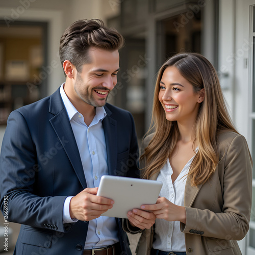 business people working in office