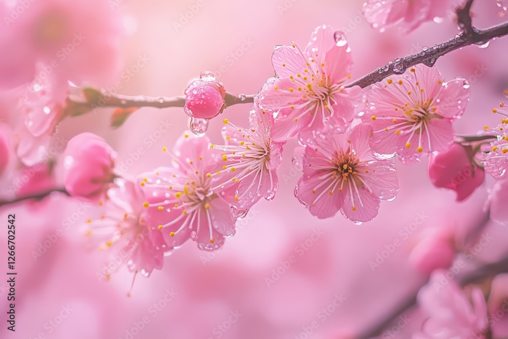 Obraz premium Cherry blossom blooming event spring season nature photography outdoor environment close-up view beauty of nature