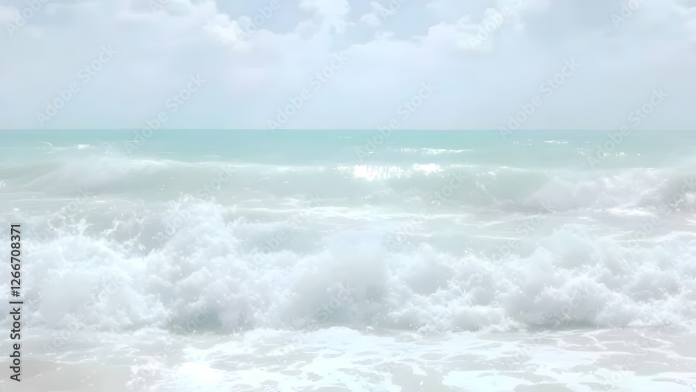 Ocean Breeze – A mix of pale turquoise and sky blue, evoking the fresh sea air Ocean Breeze – A mix of pale turquoise and sky blue, evoking the fresh sea air