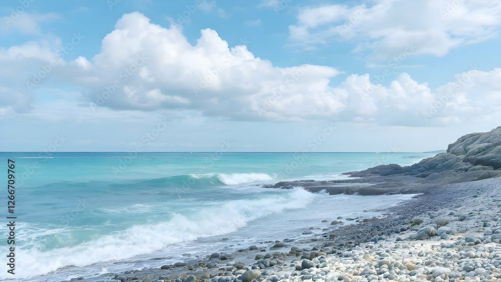 Ocean Breeze – A mix of pale turquoise and sky blue, evoking the fresh sea air. Ocean Breeze – A mix of pale turquoise and sky blue, evoking the fresh sea air.