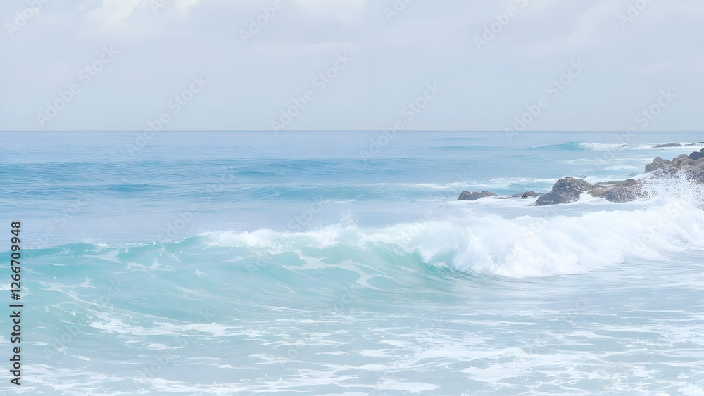 Ocean Breeze – A mix of pale turquoise and sky blue, evoking the fresh sea air. Ocean Breeze – A mix of pale turquoise and sky blue, evoking the fresh sea air.