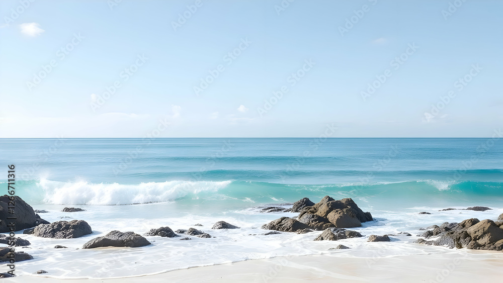 Ocean Breeze – A mix of pale turquoise and sky blue, evoking the fresh sea air. Ocean Breeze – A mix of pale turquoise and sky blue, evoking the fresh sea air.