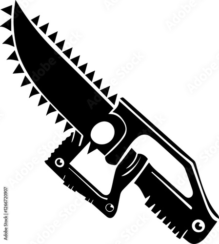 Saw vector design illustration icon