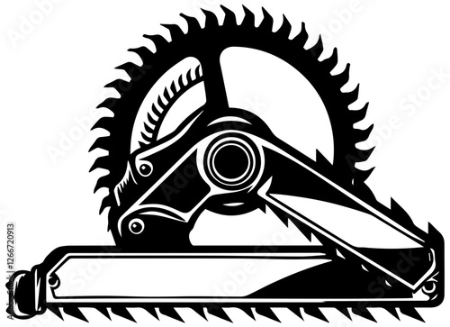 Saw vector design illustration icon