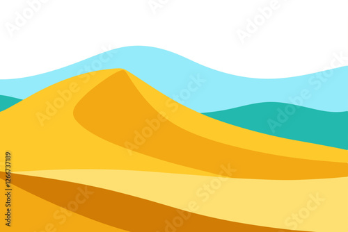 sand dunes in the desert