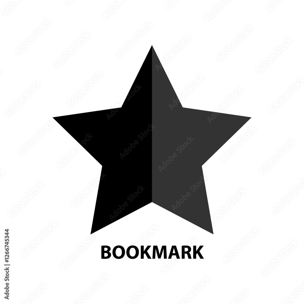Obraz premium bookmark icon vector design templates