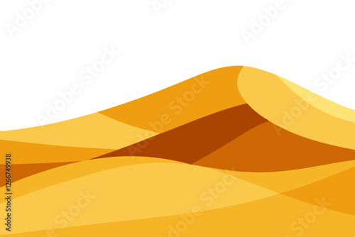 sand dunes in sahara desert