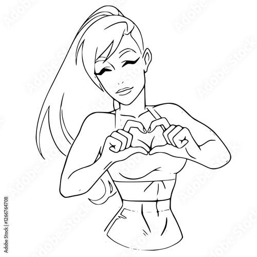 Illustration of Women in Stylish Urban Outfits with Trendy Accessories

