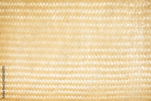 close up woven bamboo pattern texture background.