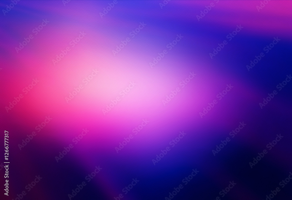 Fototapeta premium Soft grainy background texture featuring a smooth gradient from pink to deep purple hues.
