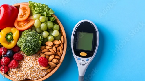 Healthy Food Choices for Diabetes Management with Glucometer