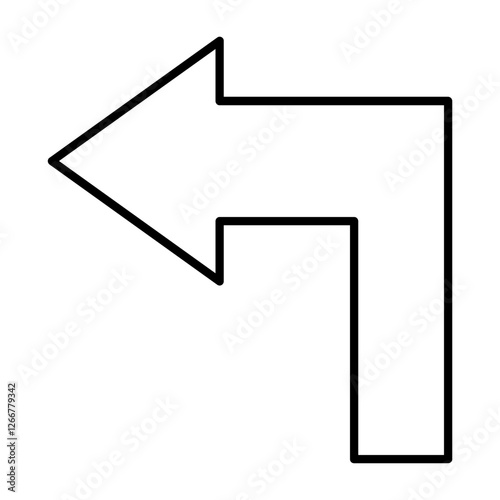 Turn Left Icon