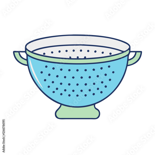 colander icon, colander vector illustration-simple illustration of colander, perfect for colander logos and icons