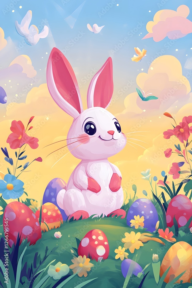 Obraz premium Easter Egg , Generative AI