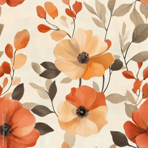 flower print wallpaper