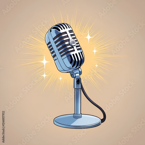 microphone, mic, on air