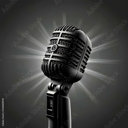 microphone, mic, on air