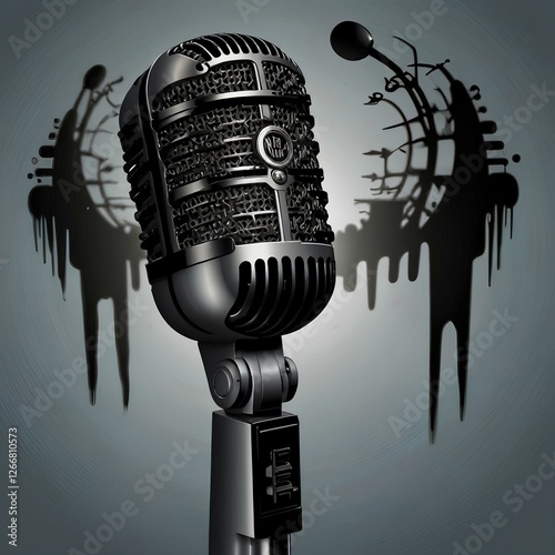 microphone, mic, on air