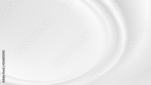 Abstract wrinkles white silk cloth fabric wave overlapping with light and shadow. white and gray texture background. copy space for web design. vector illustration	
