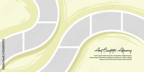 Pictures or photos frame collage layout abstract photo frames and digital photo wall template