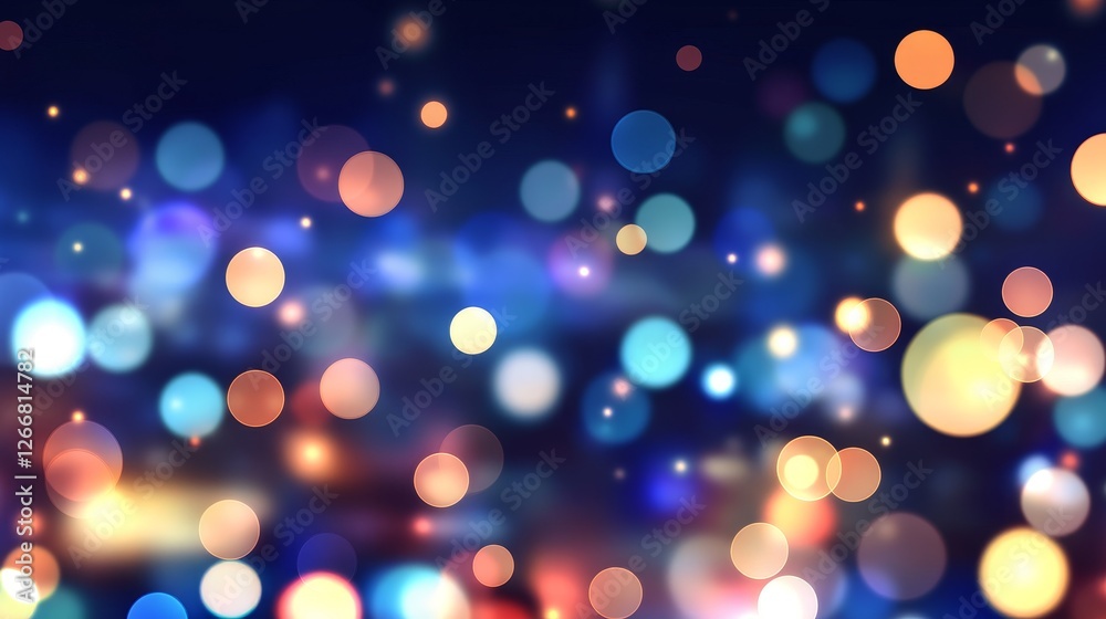 Colorful bokeh light create a dreamy background atmosphere for festive celebrations Colorful bokeh light create a dreamy background atmosphere for festive celebrations