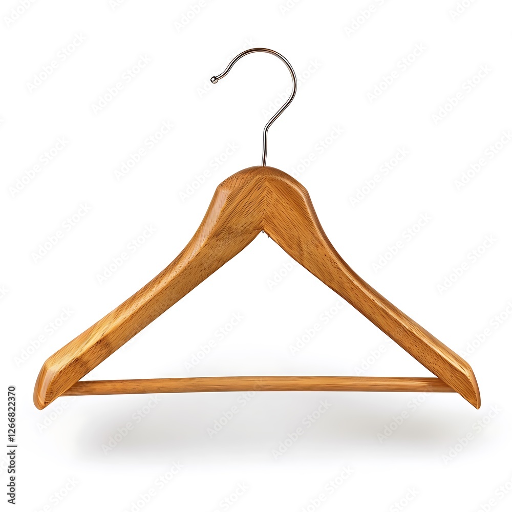 Coat hanger on white background Coat hanger on white background