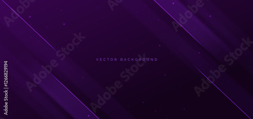 Abstract modern geometric purple diagonal lines background.