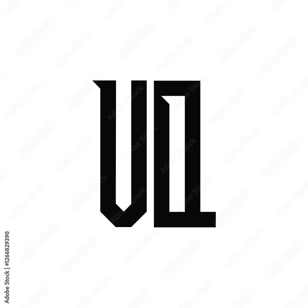 VQ monogram logo design letter text name symbol monochrome logotype alphabet character simple logo VQ monogram logo design letter text name symbol monochrome logotype alphabet character simple logo