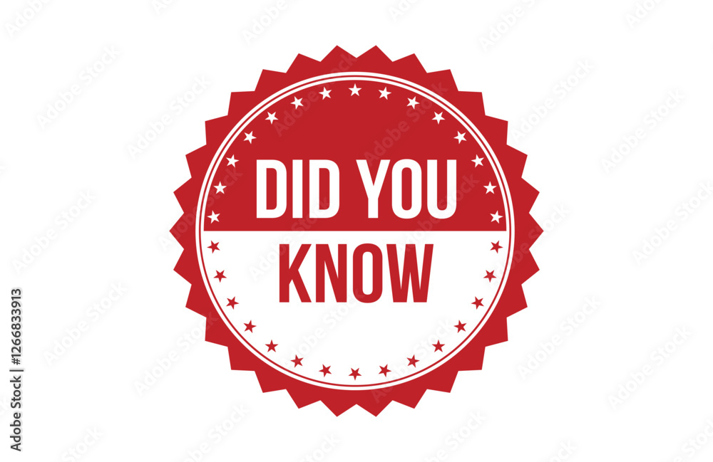 Did you know red ribbon label banner. Did you know red ribbon label banner.