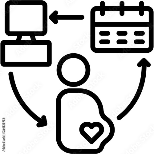 Maternity Leave Icon
