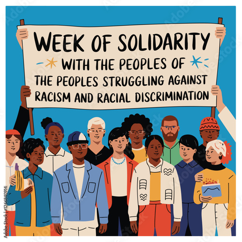 Week of Solidarity with the Peoples Struggling against Racism and Racial Discrimination flyer