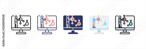 Biomechanical Multistyle Icon Set
