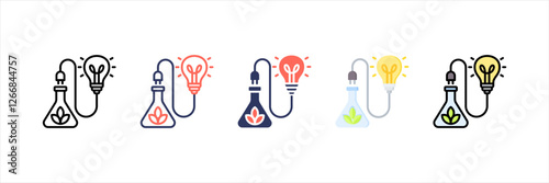 Bioenergy Multistyle Icon Set