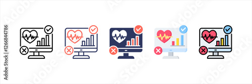 Biomedical Multistyle Icon Set