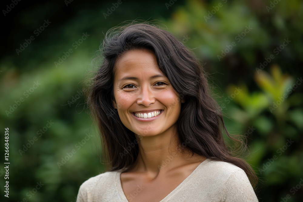 portrait of a woman in front of a field portrait of a woman in front of a field