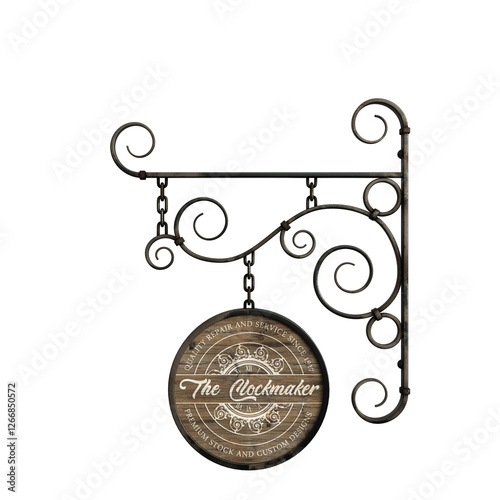 collection of antique street lamps, Victorian style